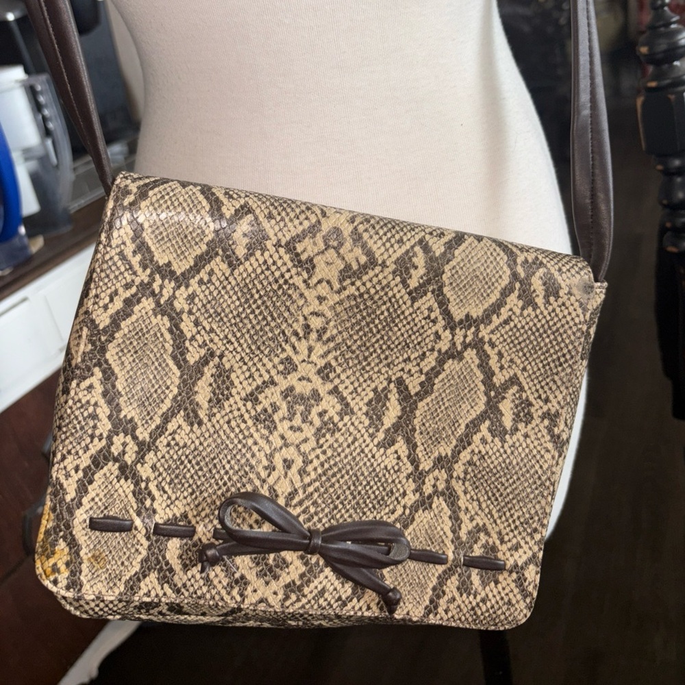 Snakeskin Pattern Crossbody Bag by Relic
